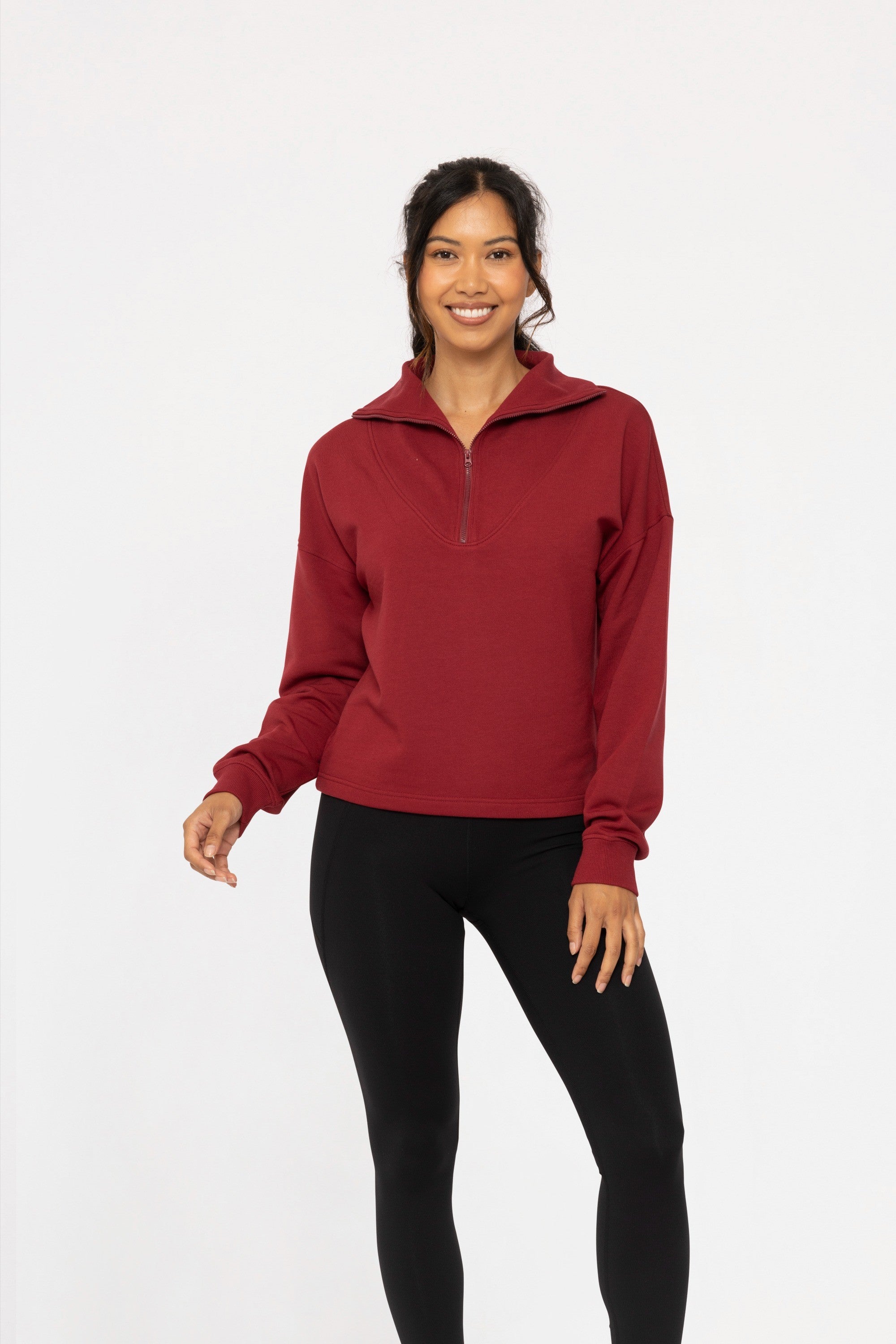 GIANNA HALF ZIP PULLOVER