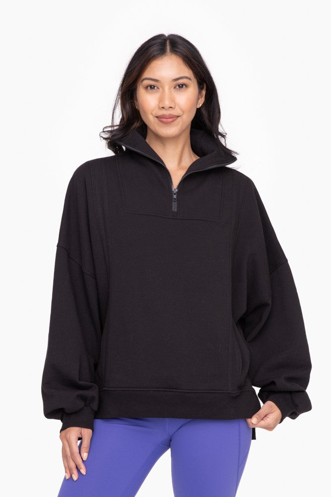 MARIAM HALF ZIP PULLOVER