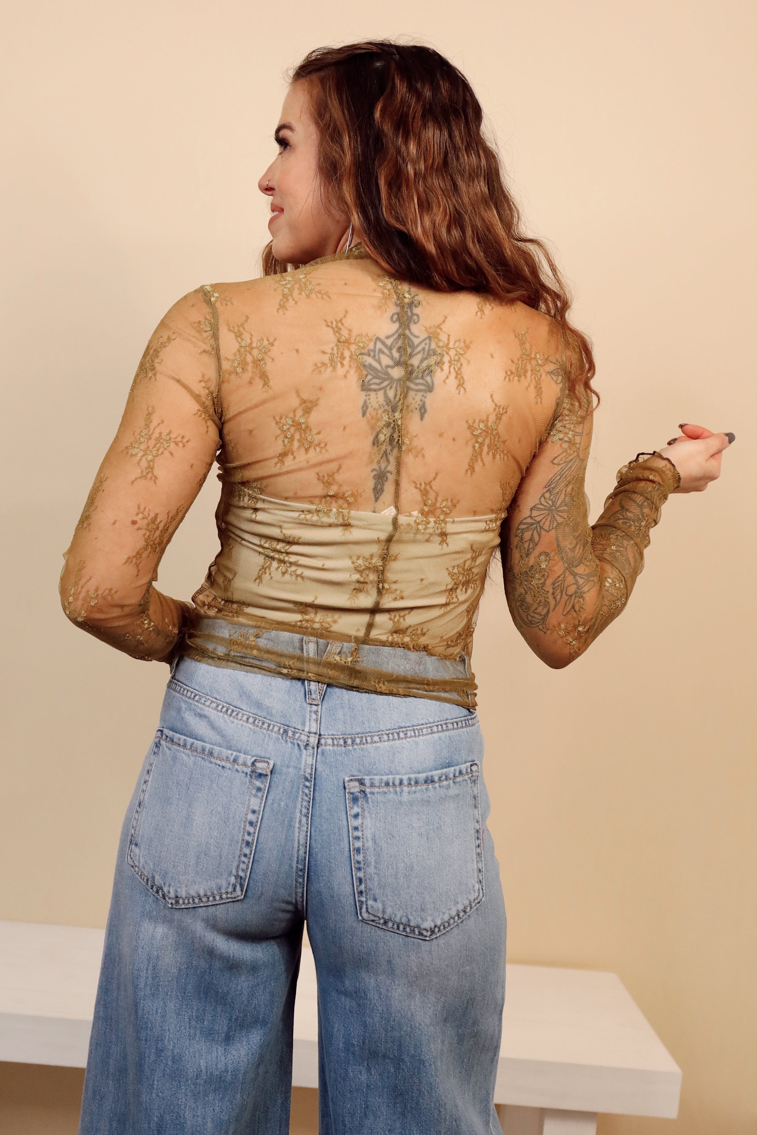 LEIA LACE LONG SLEEVE