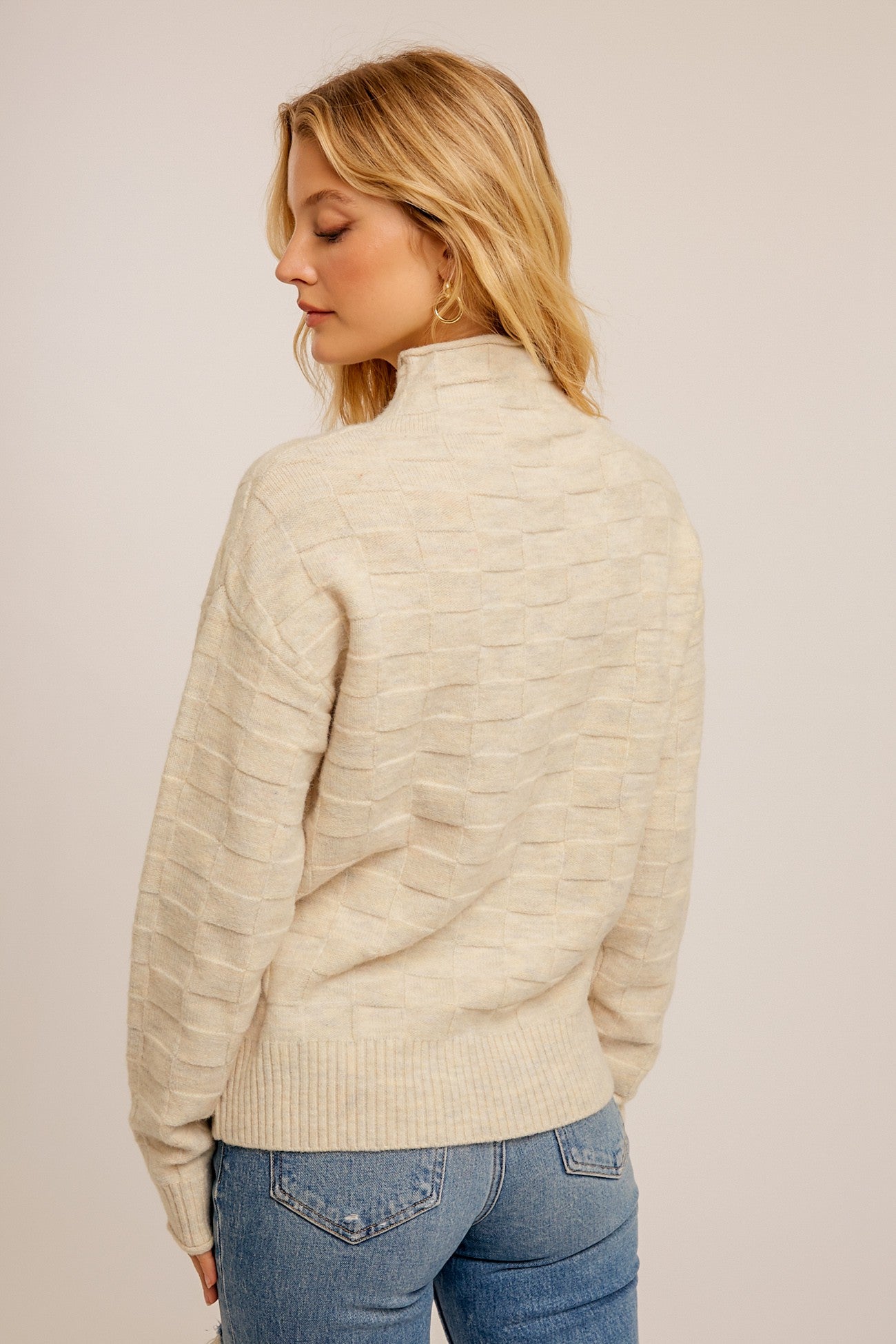 SHERIE MOCK NECK SWEATER