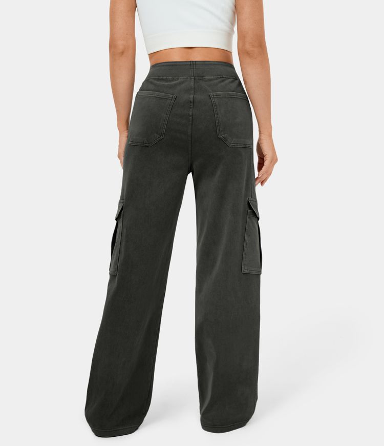 FLORRIE MID RISE CARGO JEANS