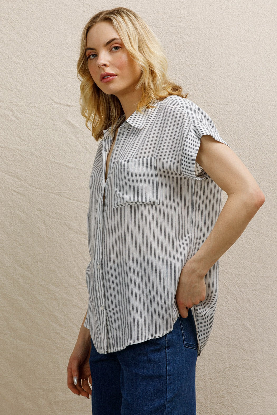 STACI STRIPED SHIRT