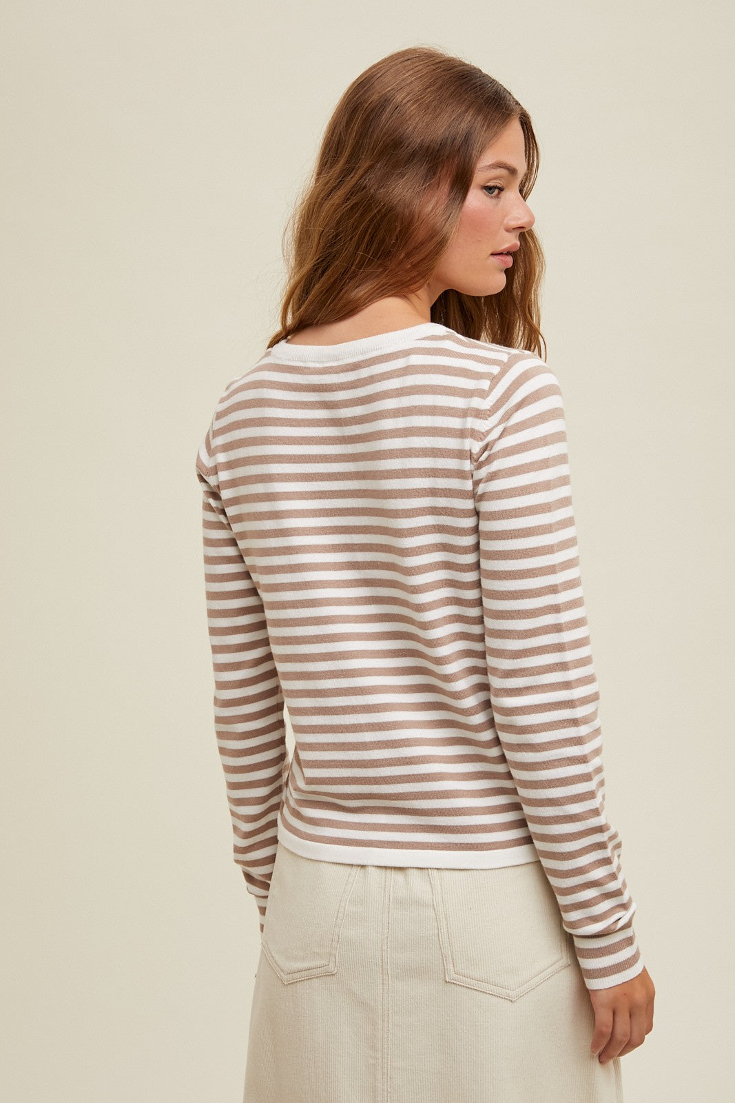 LUELLA STRIPED CARDI