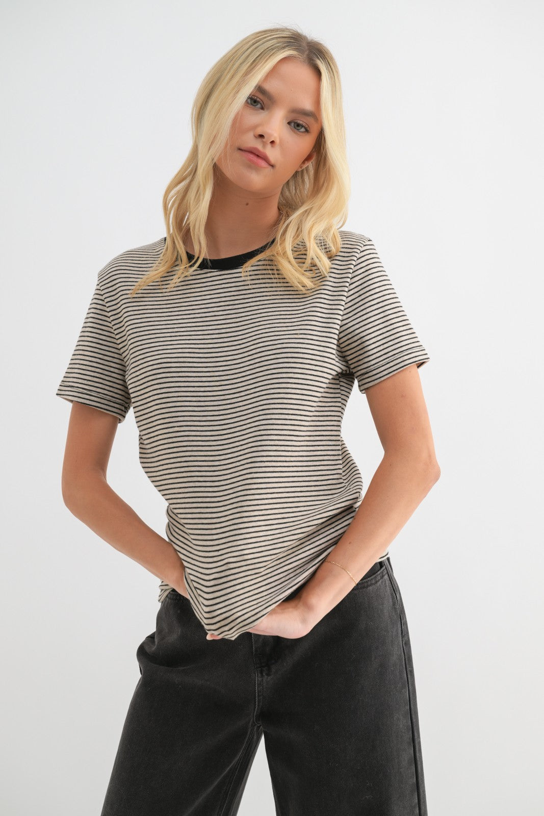 SHANNA STRIPED TEE