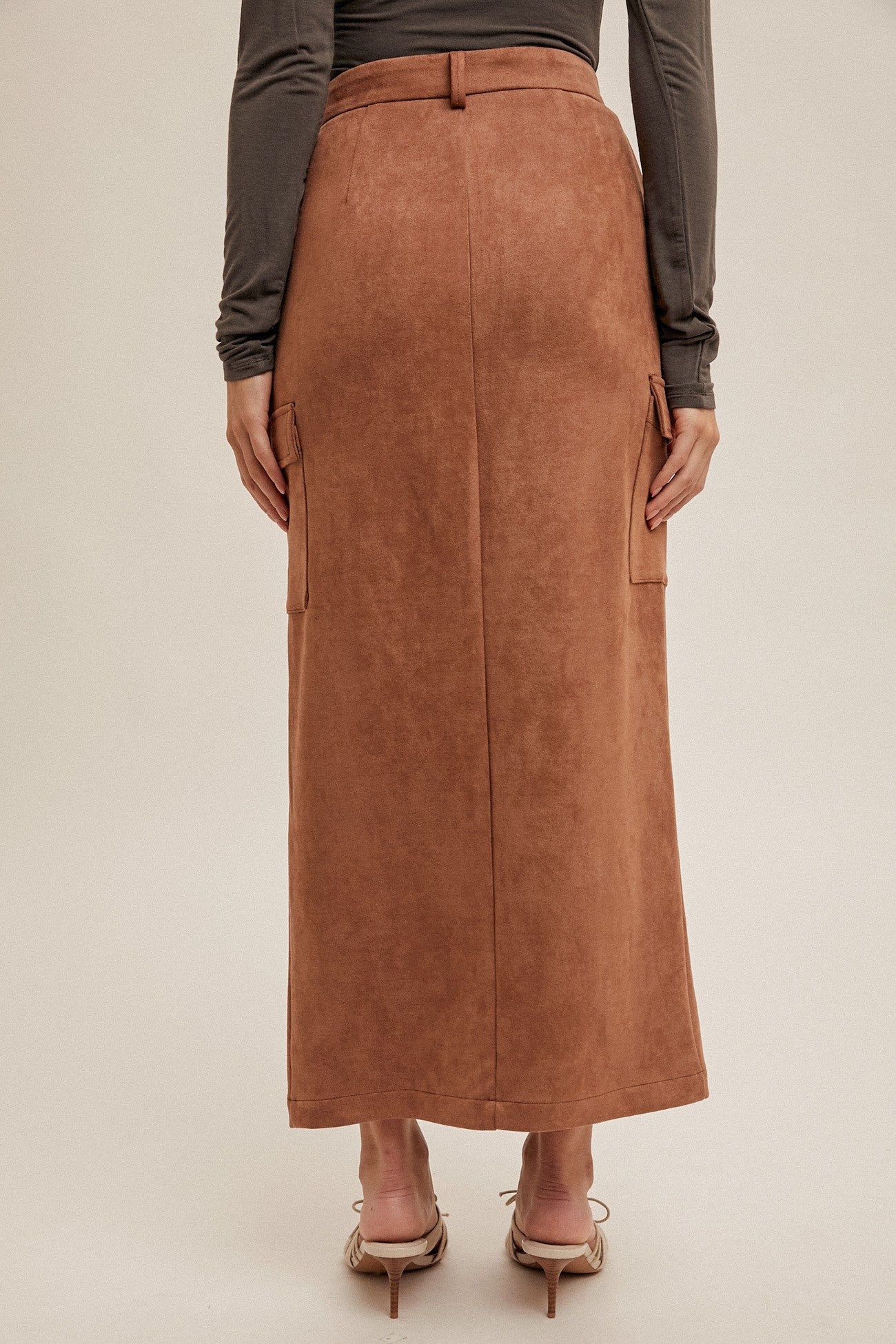 LINDSAY SUEDE SKIRT