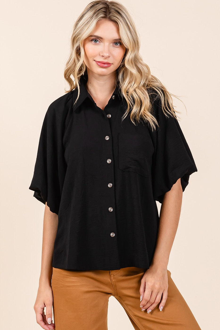 DINA BUTTON DOWN SHIRT