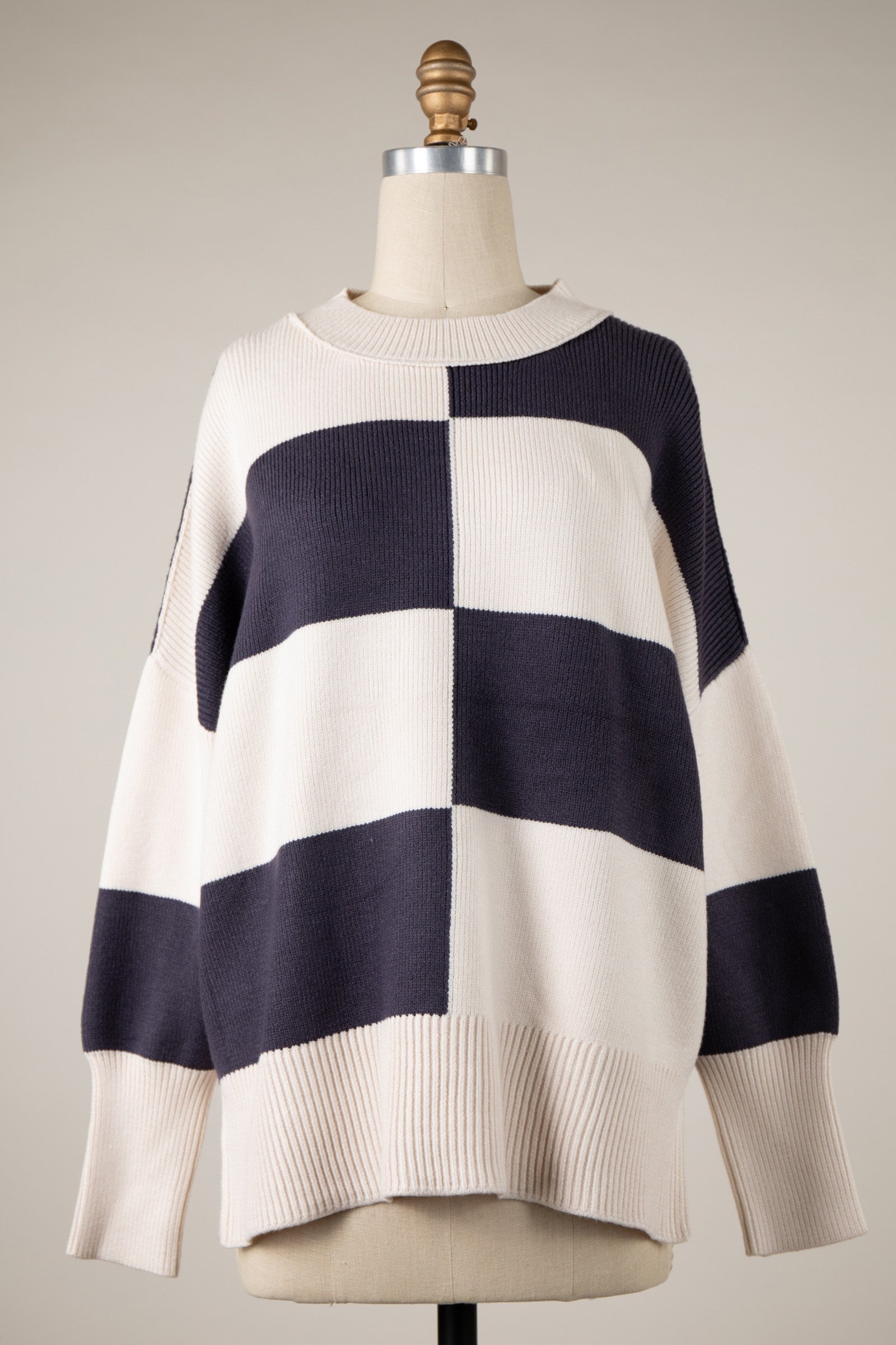 ADDISON COLORBLOCK SWEATER