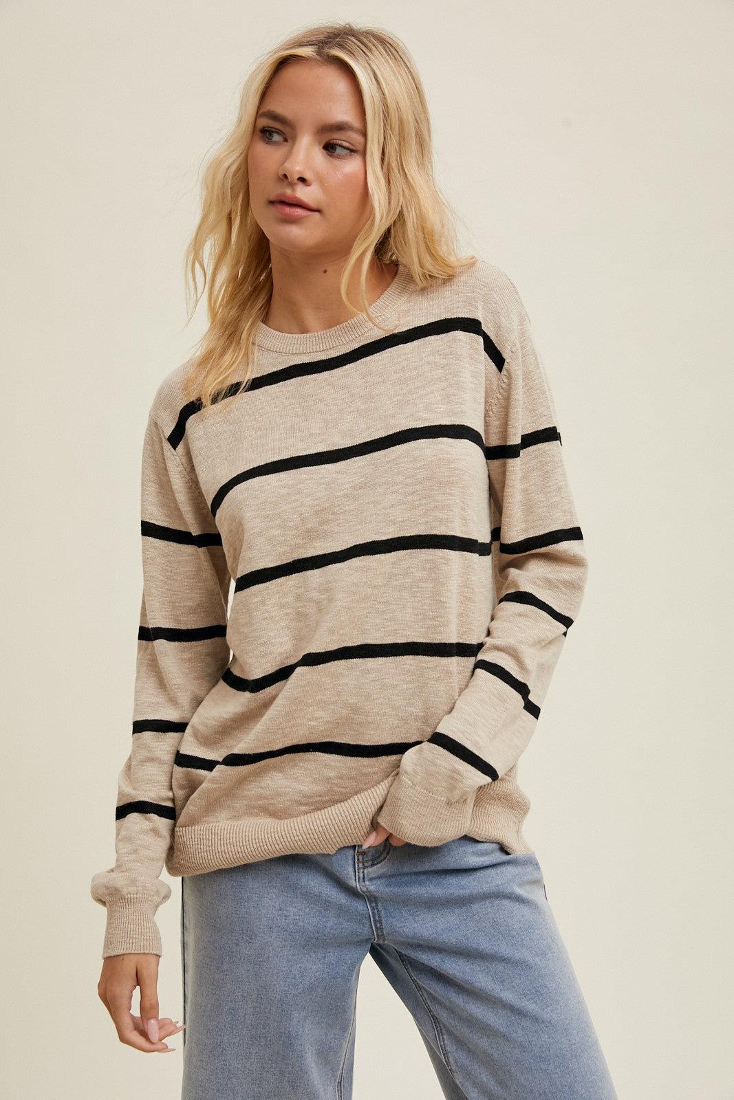 LANEY STRIPED SWEATER