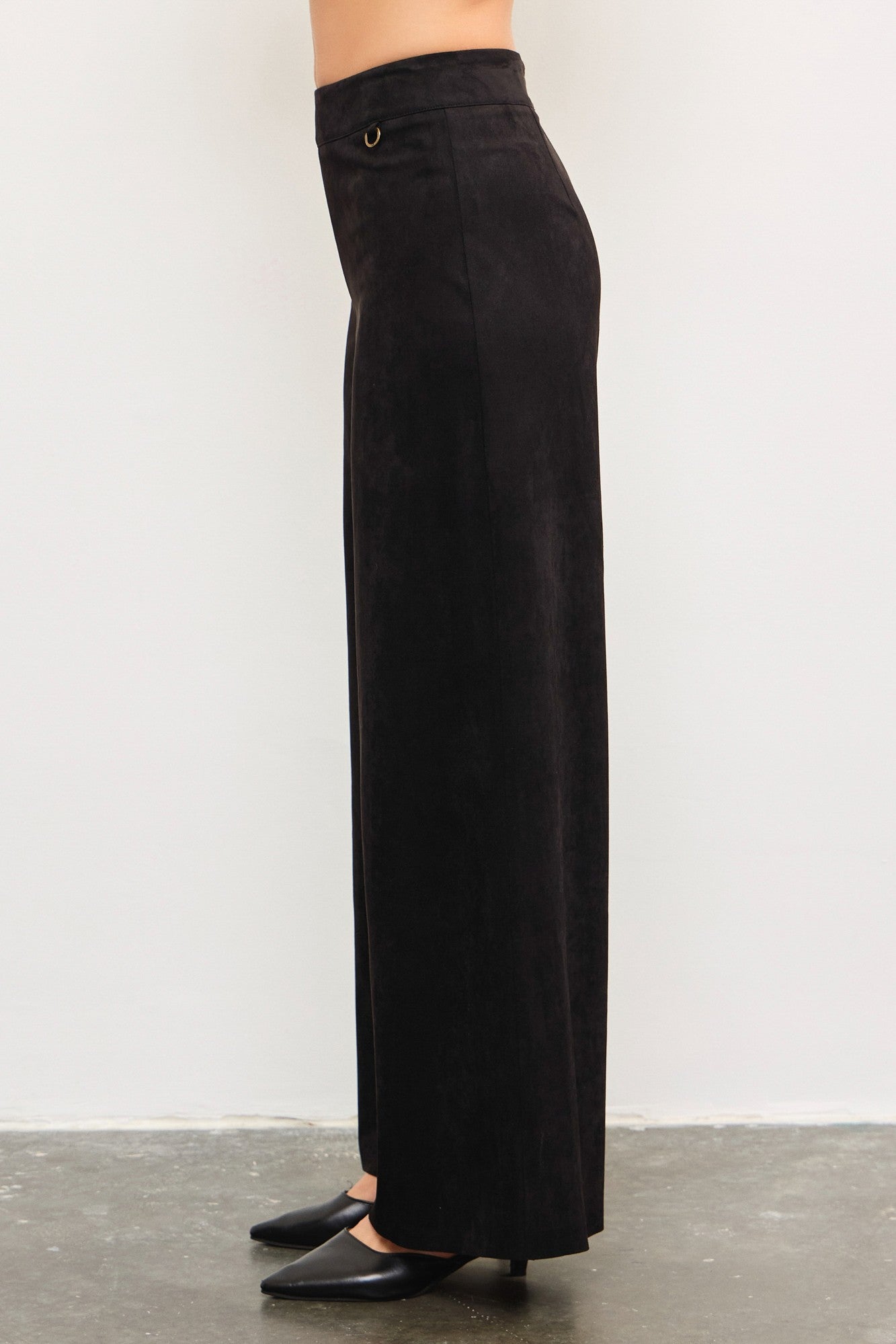 TOMMIE SUEDE WIDE PANTS