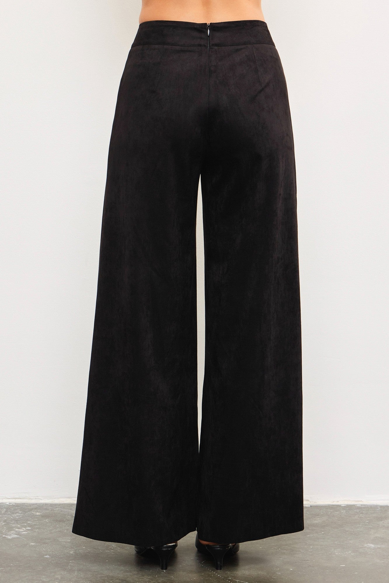 TOMMIE SUEDE WIDE PANTS