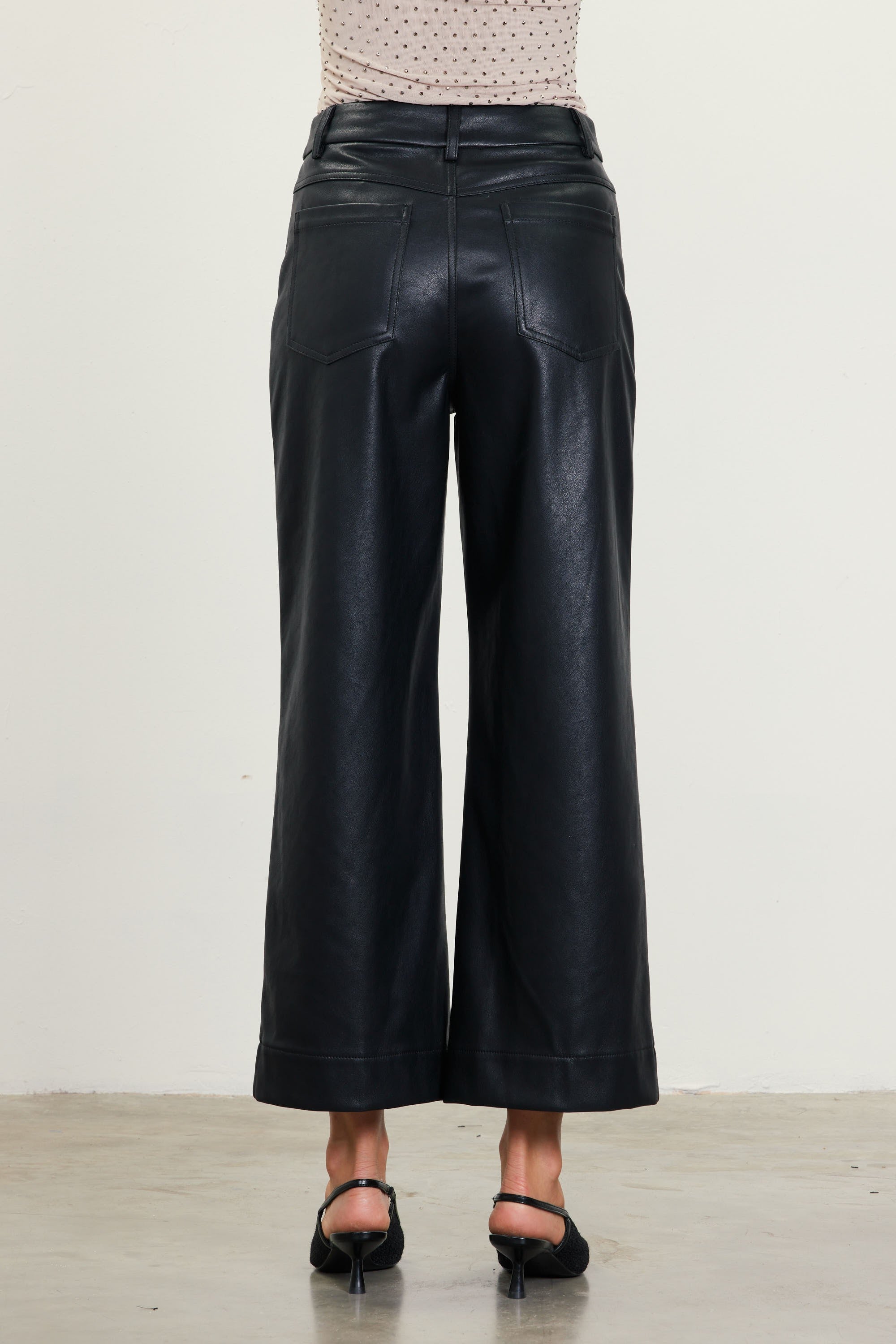 KILEY FAUX LEATHER PANTS