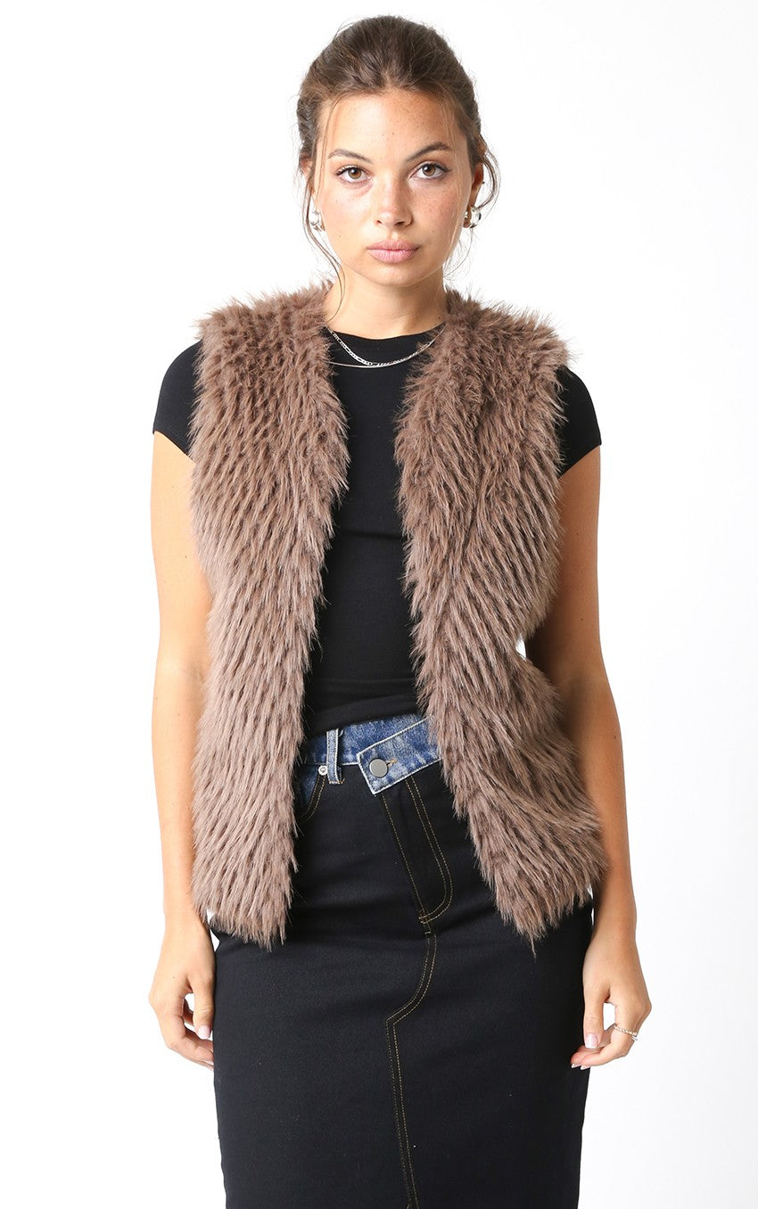 Ronnie Faux Fur Vest