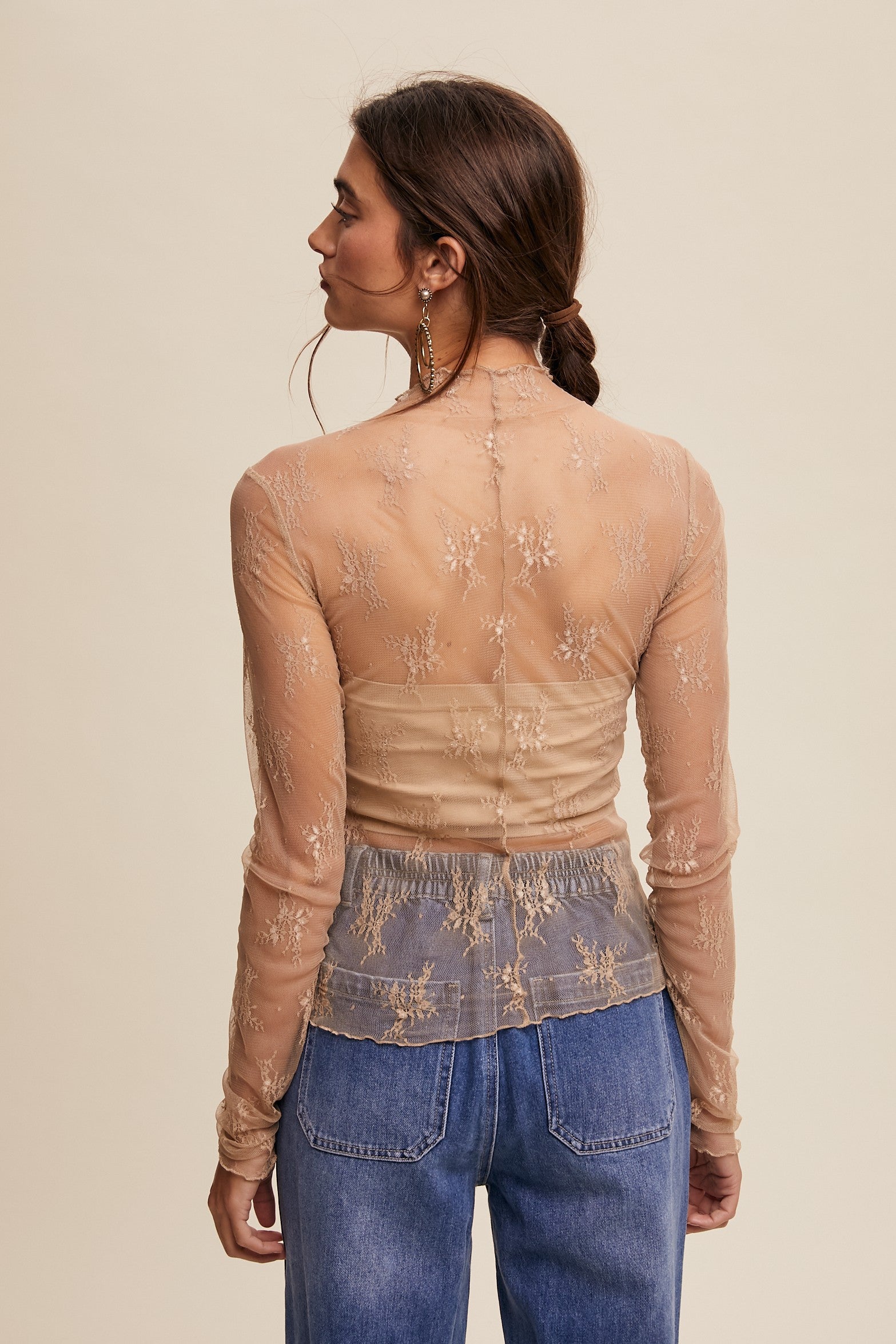 LEIA LACE LONG SLEEVE