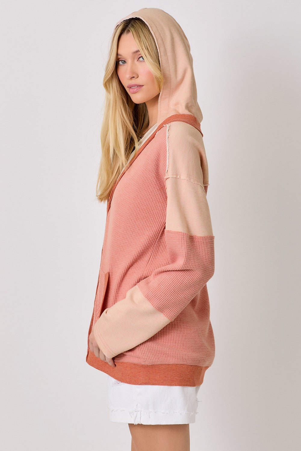 REENE HOODED CARDI