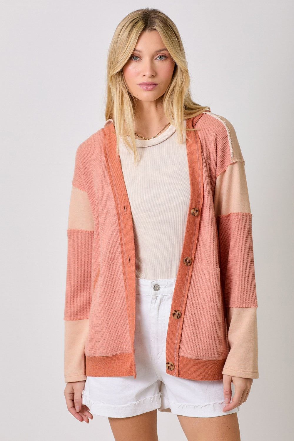 REENE HOODED CARDI