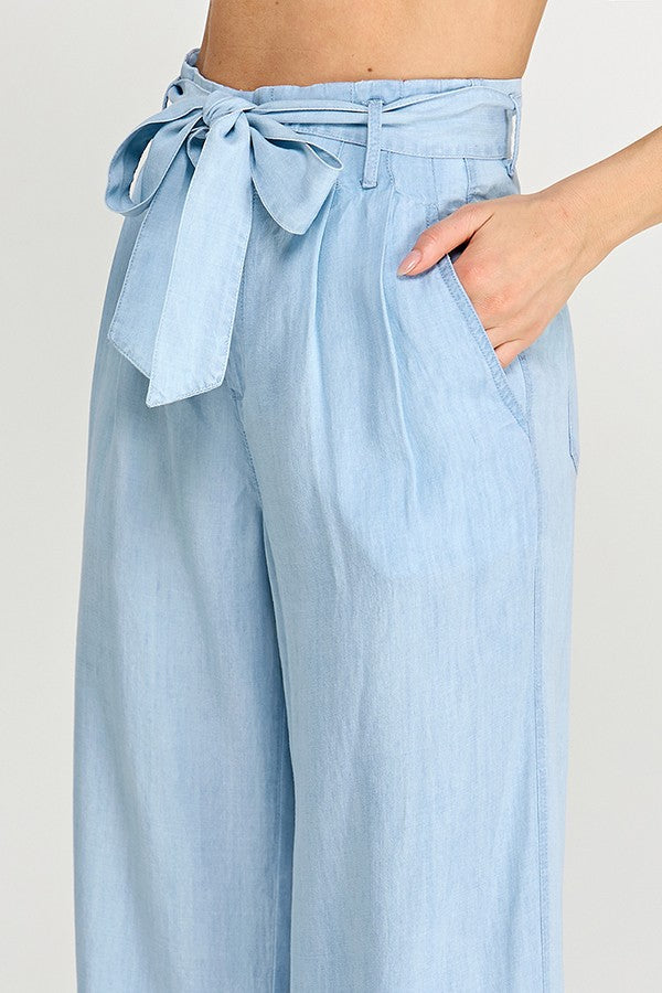 ZOE CHAMBRAY PANTS