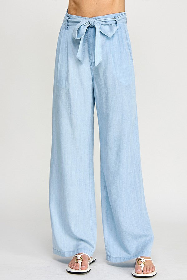 ZOE CHAMBRAY PANTS