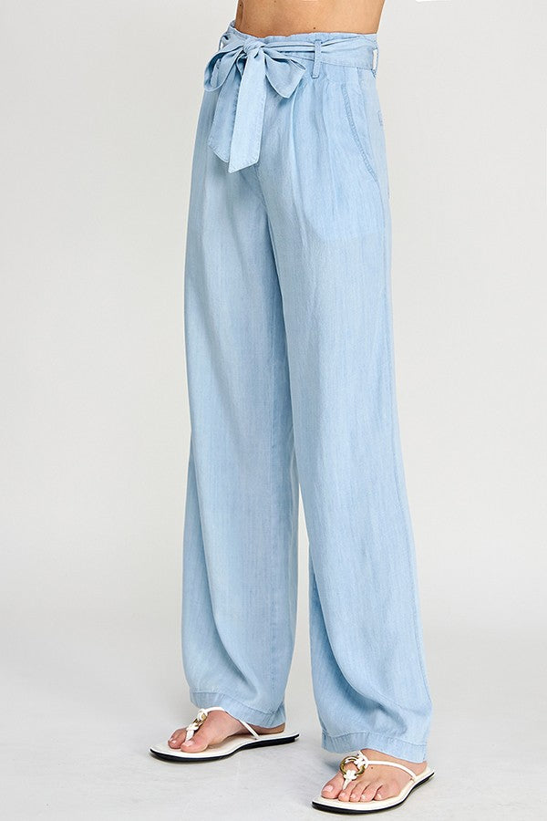 ZOE CHAMBRAY PANTS