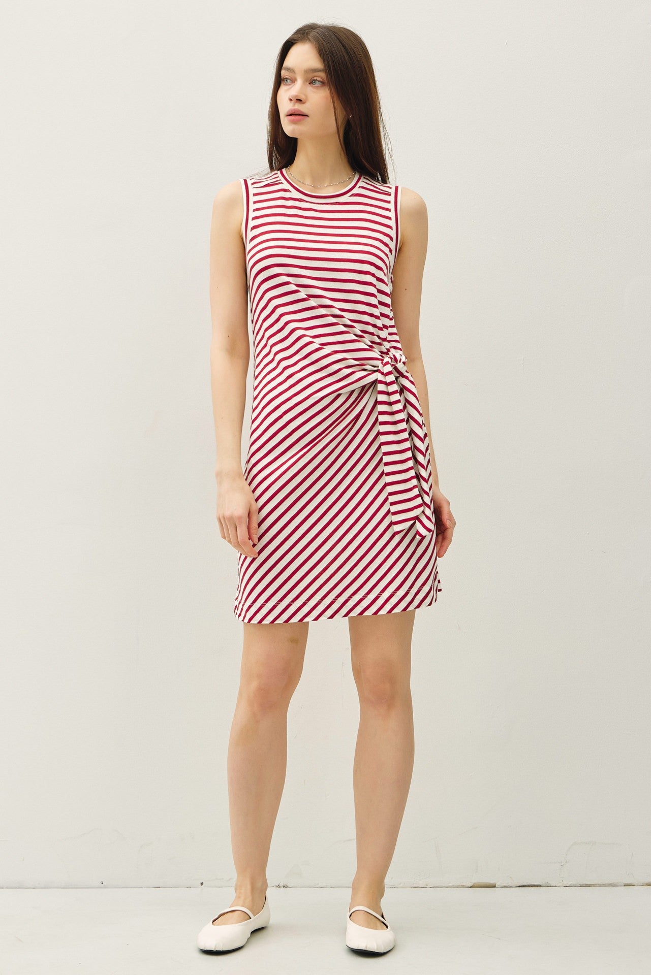 CARLY STRIPE DRESS