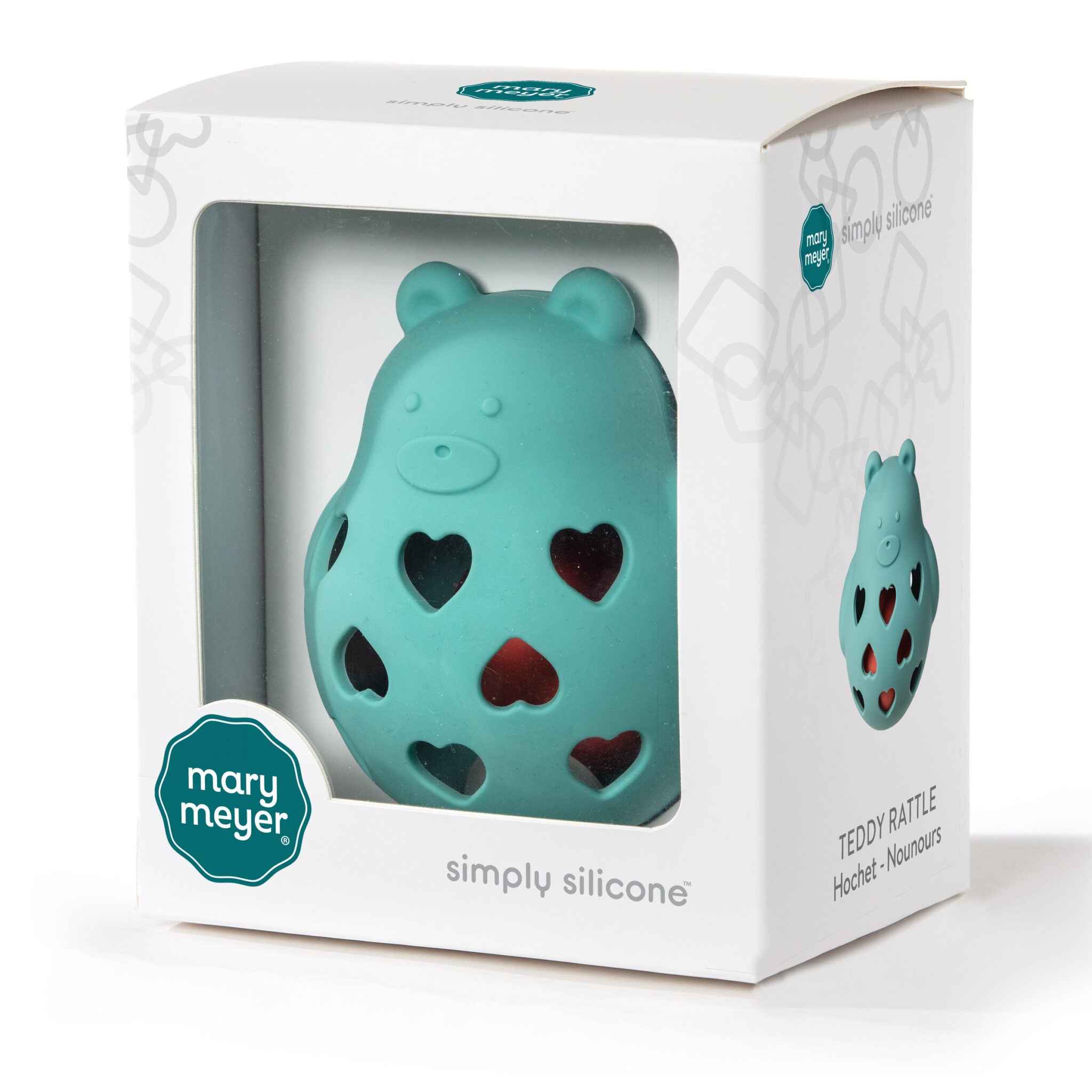 Simply Silicone Teddy Roly Rattle