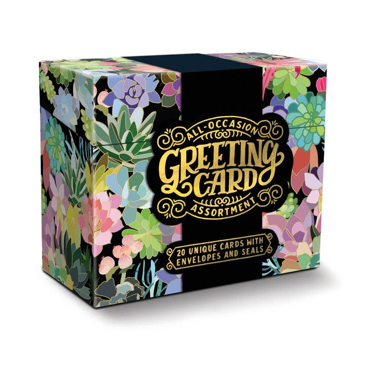 All-Occasion Greeting Card Assortment - Succulent Paradise