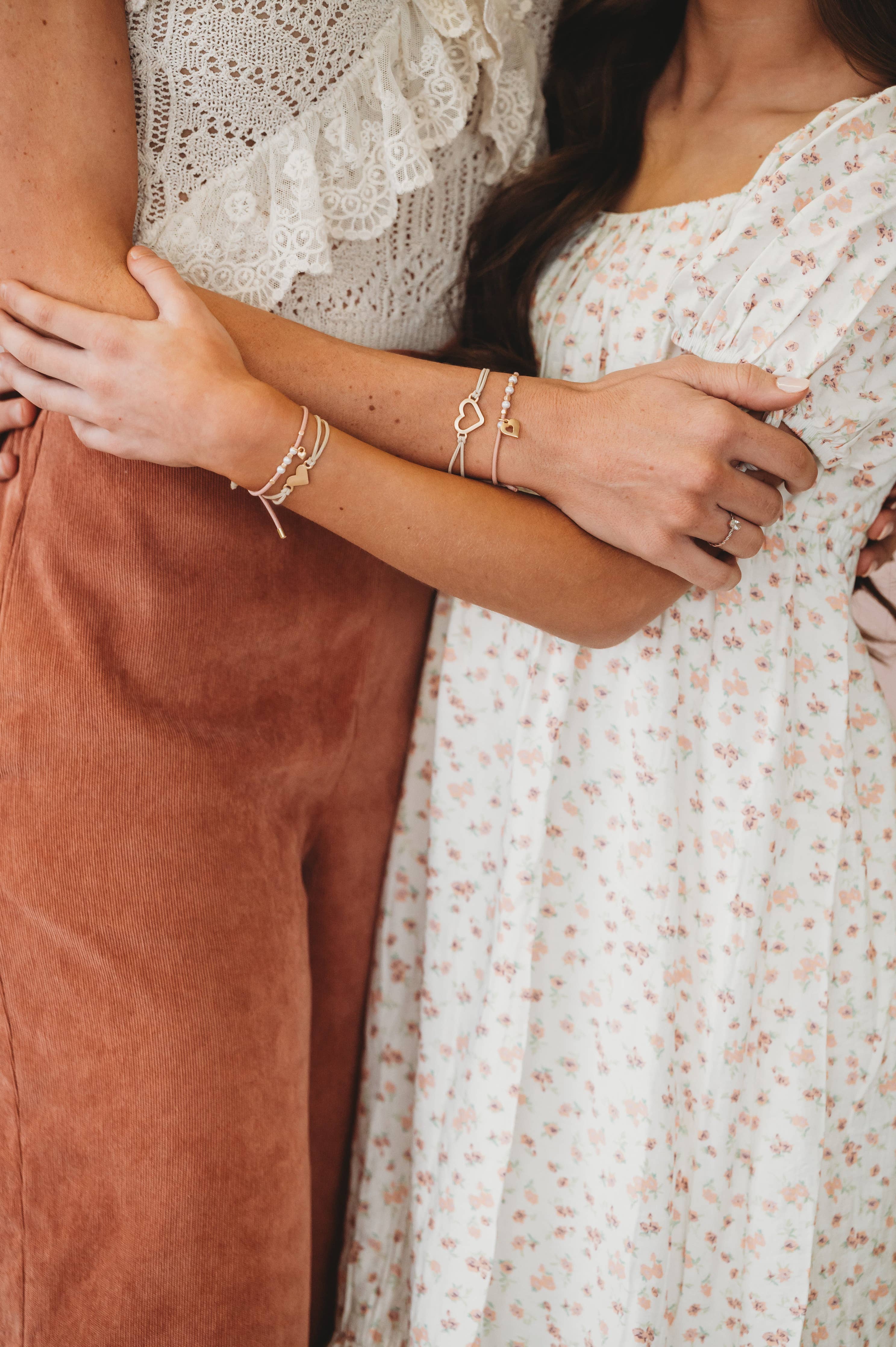 Mother / Daughter Bracelet Hair Tie