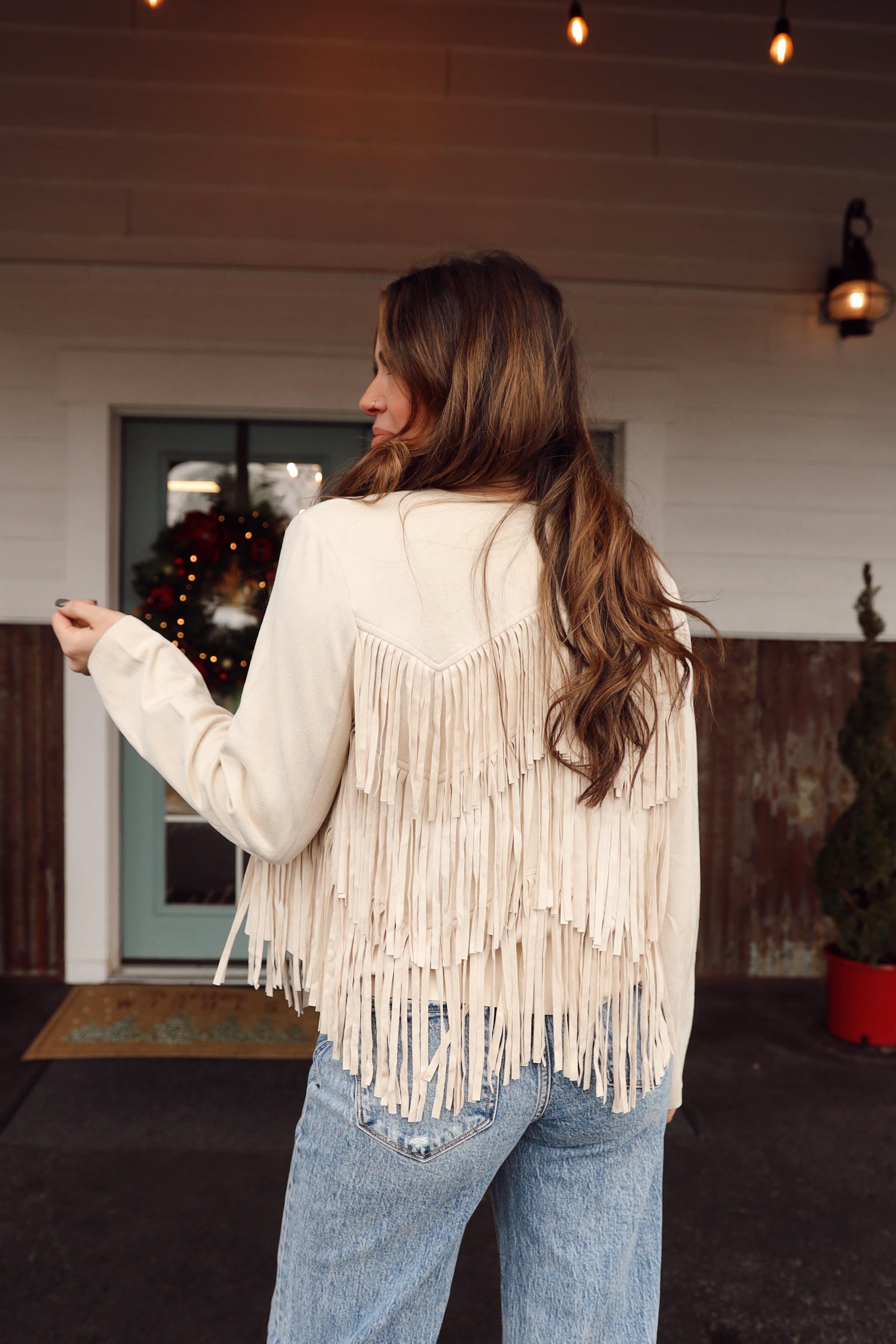 JOEY SUEDE FRINGE JACKET