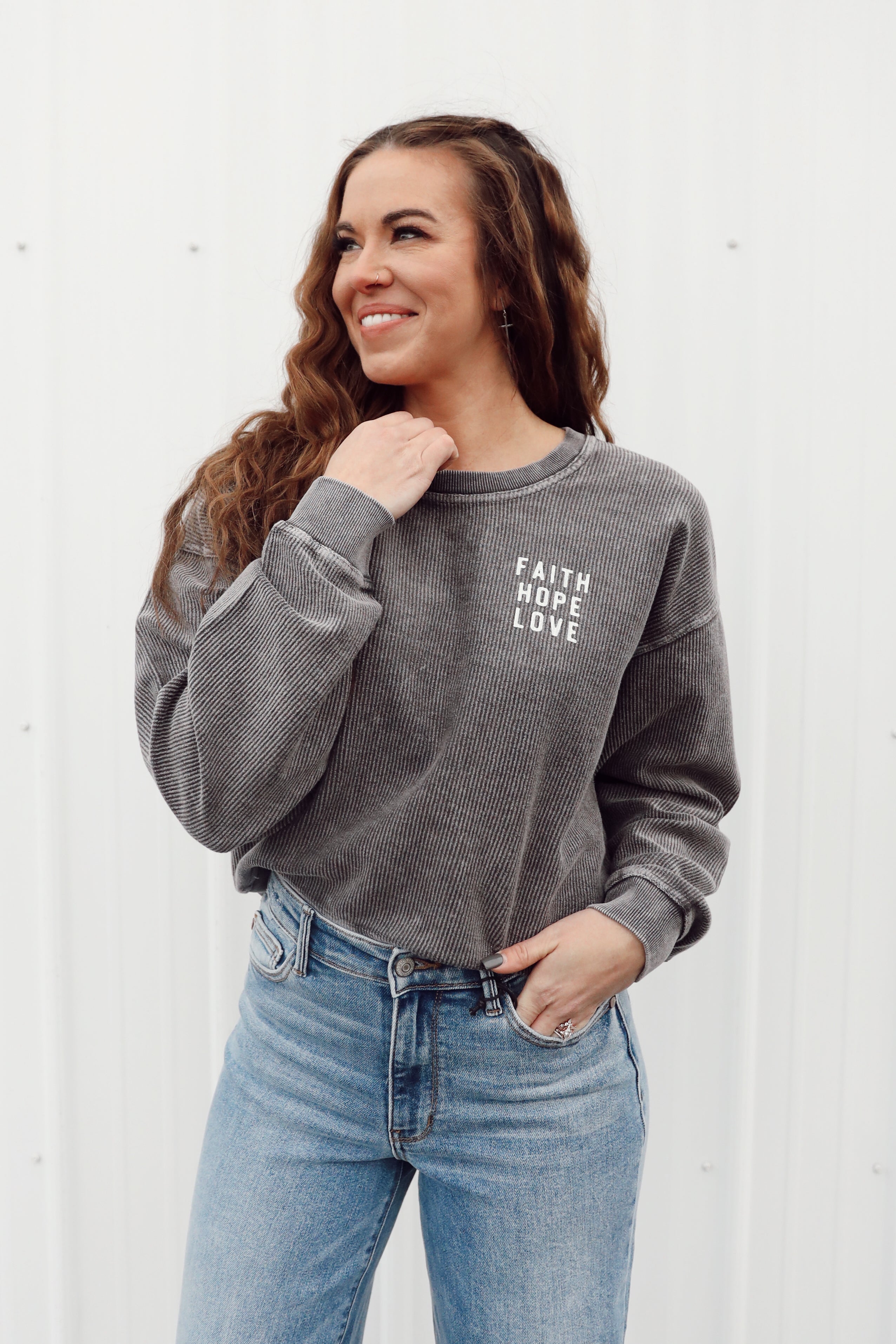 Faith Hope Love Pullover