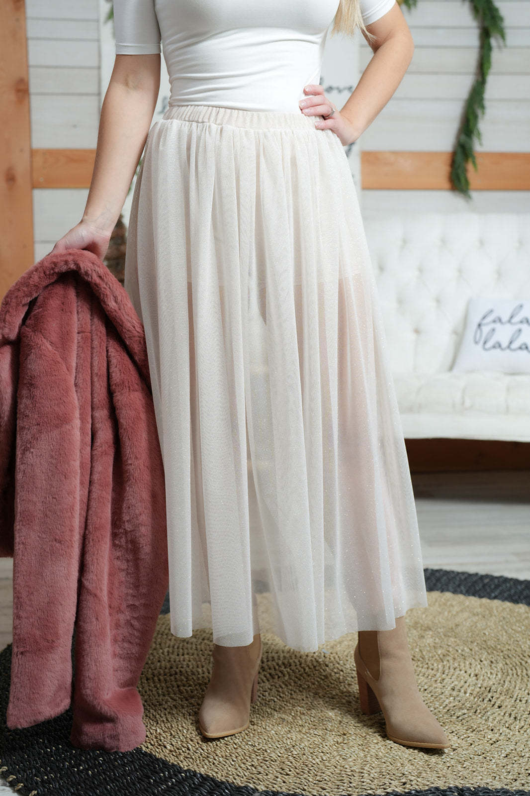 RACHEL CHIFFON SKIRT