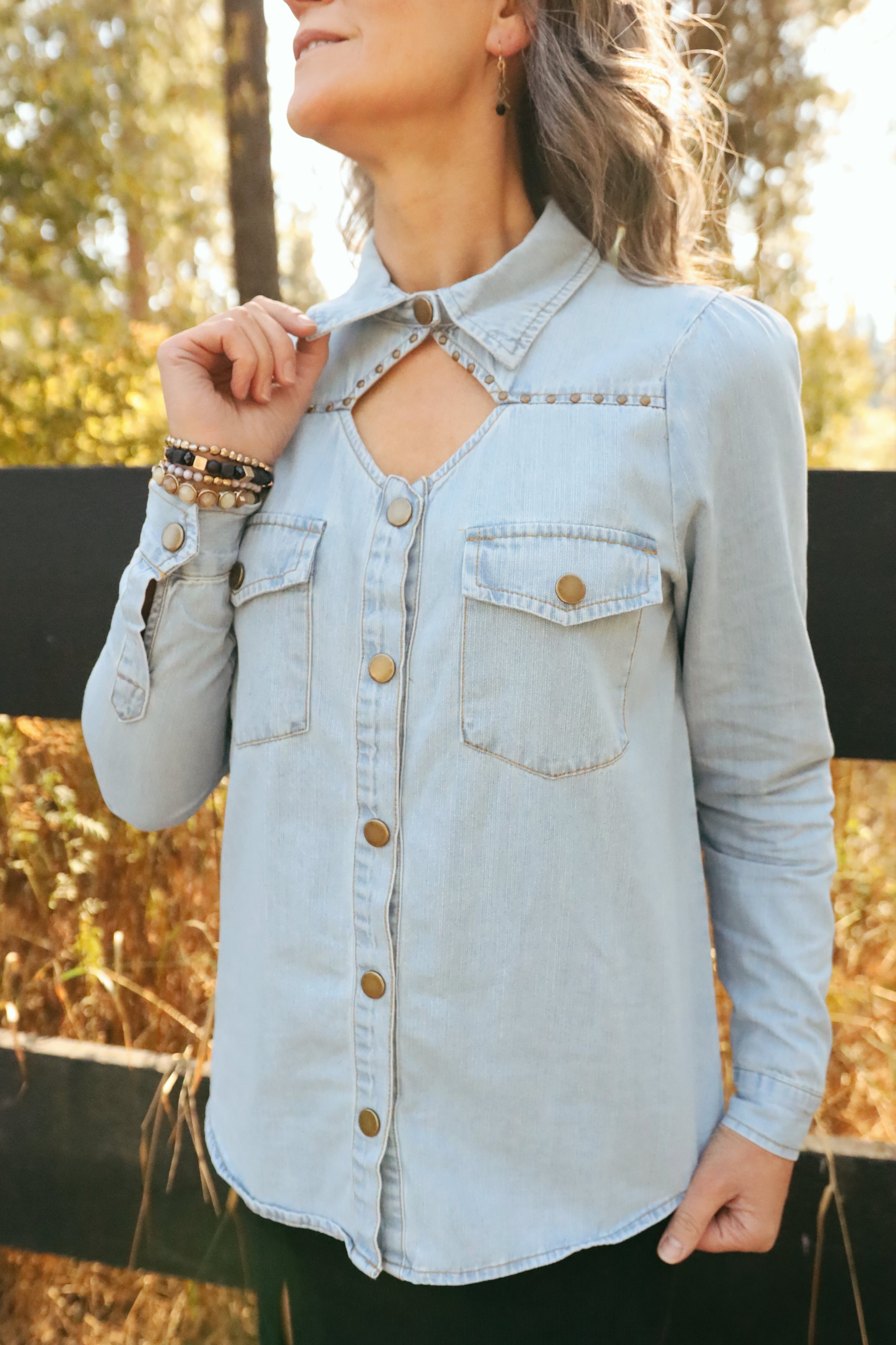 SERINA CHAMBRAY SHIRT