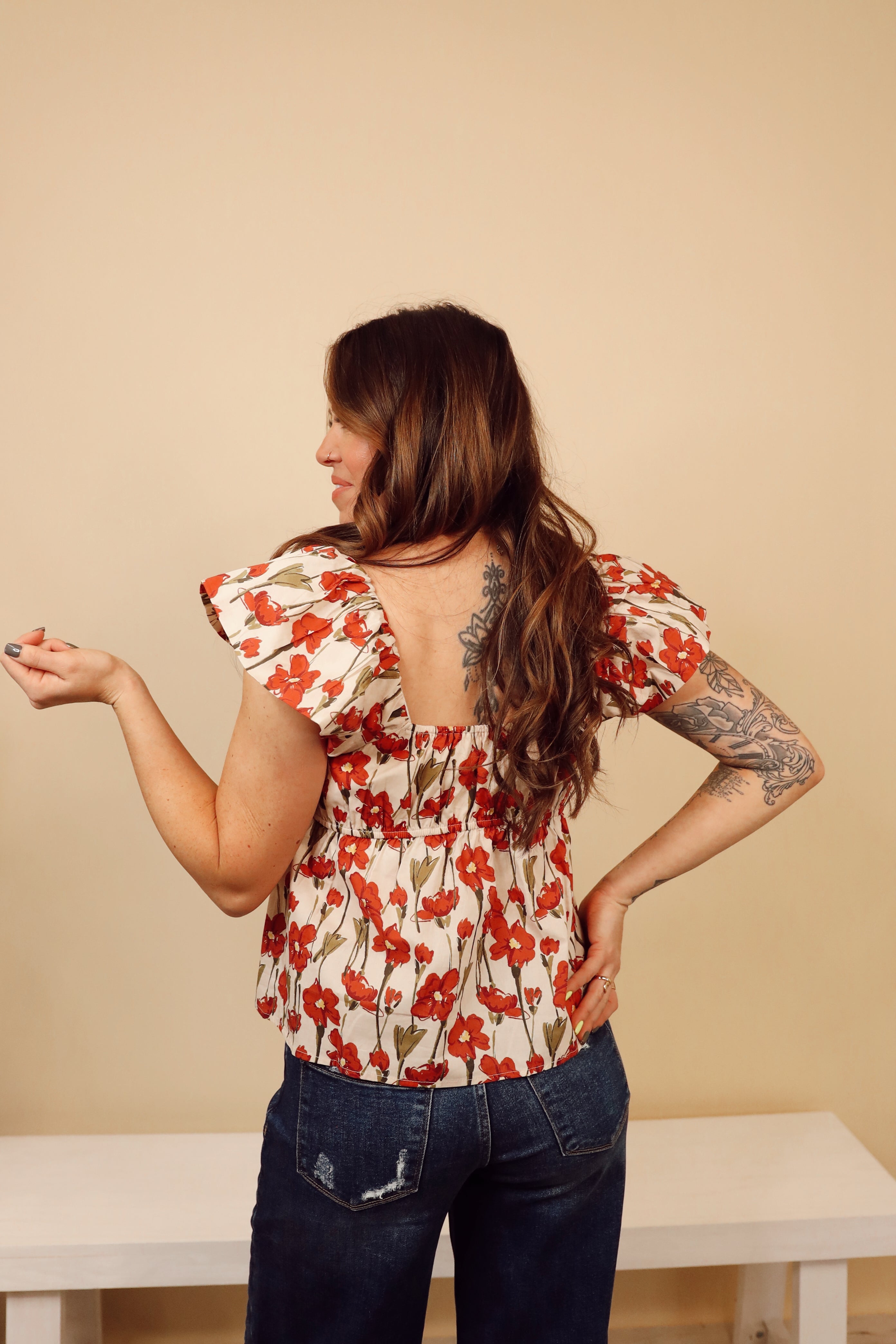 LEXIE FLORAL BLOUSE