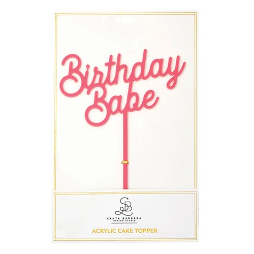 Acrylic Cake Topper - Birthday Babe