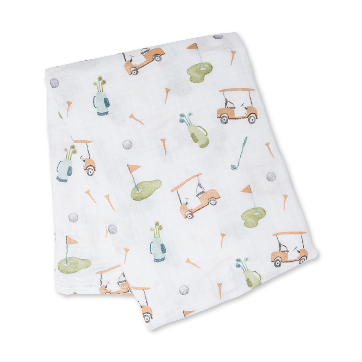 Lulujo Cotton Swaddle – Golf