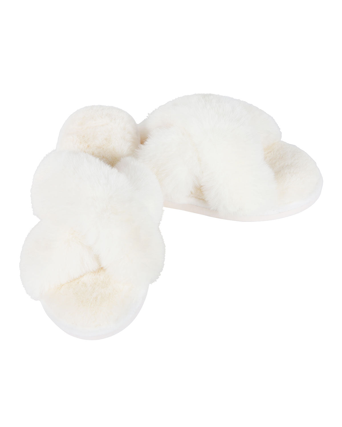 Beverly Faux Fur Memory Foam Plush Slipper