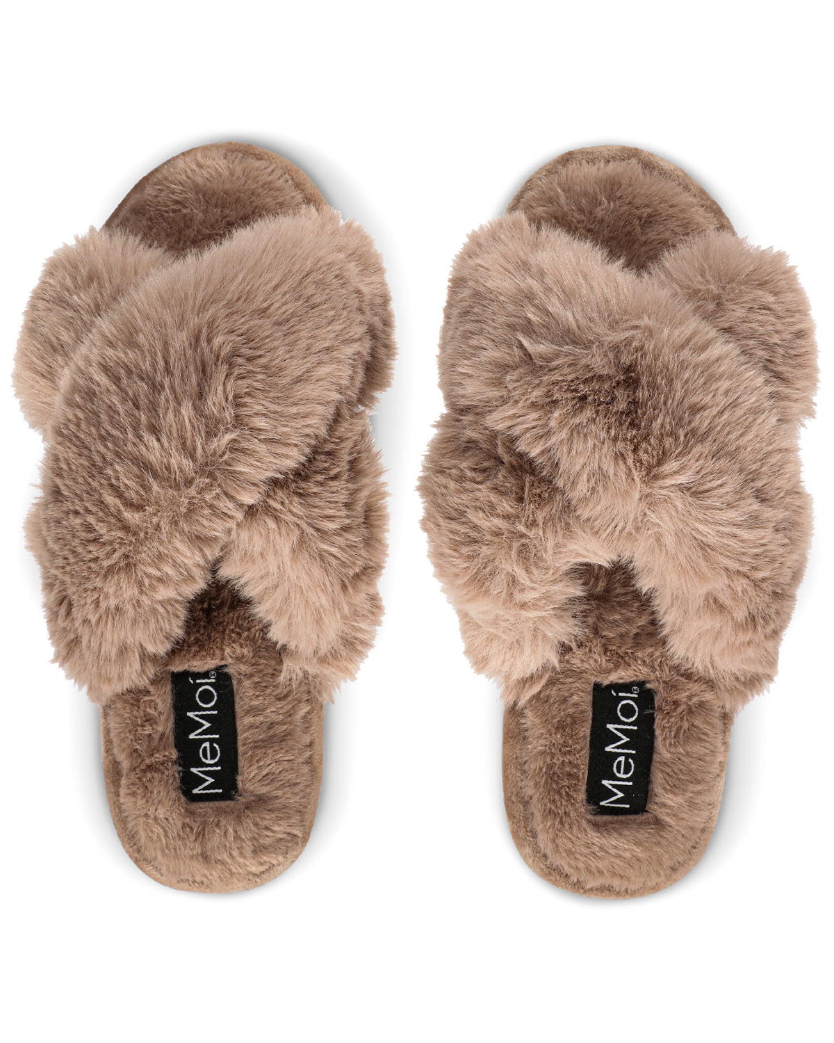 Beverly Faux Fur Memory Foam Plush Slipper