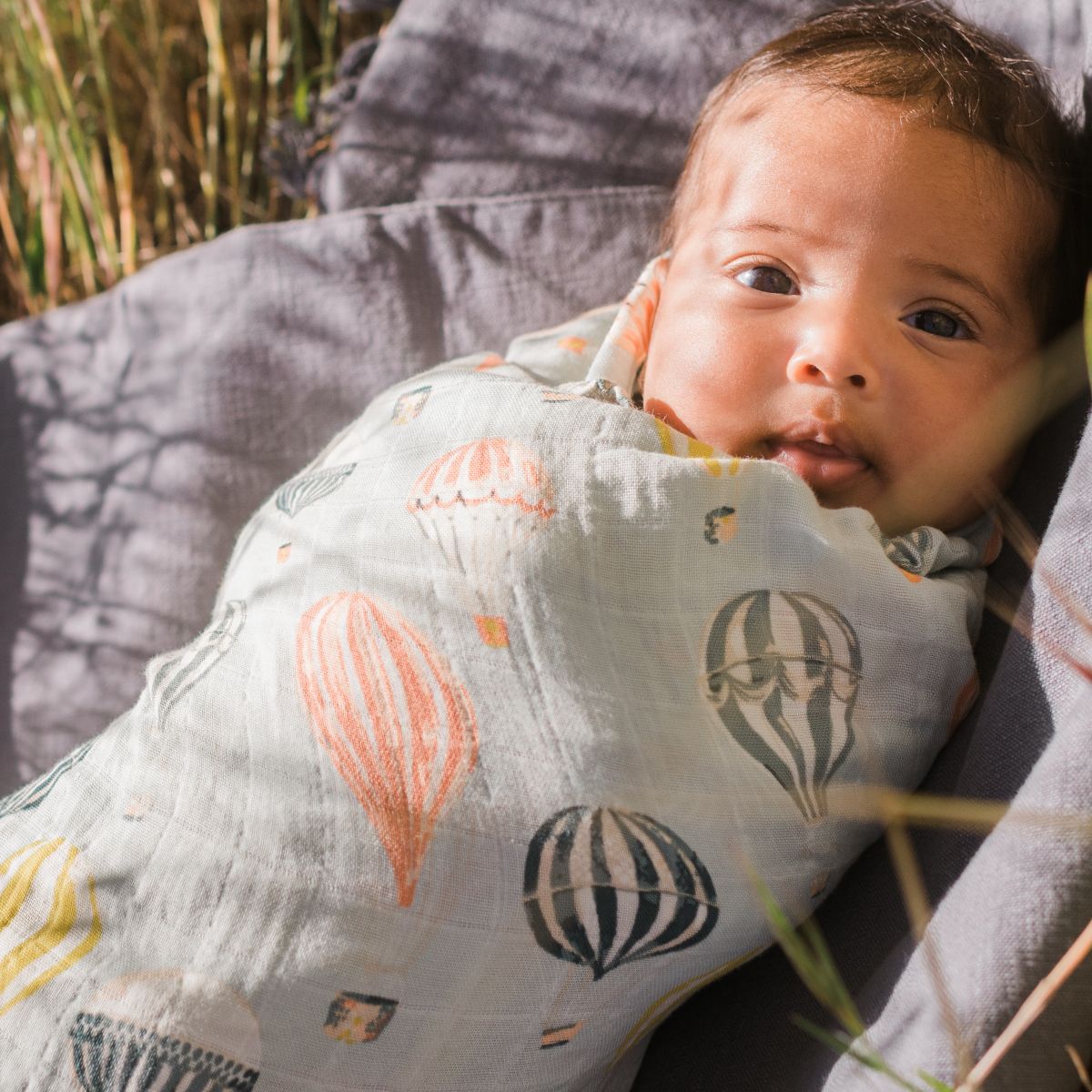 Organic Cotton Muslin Swaddle Blanket