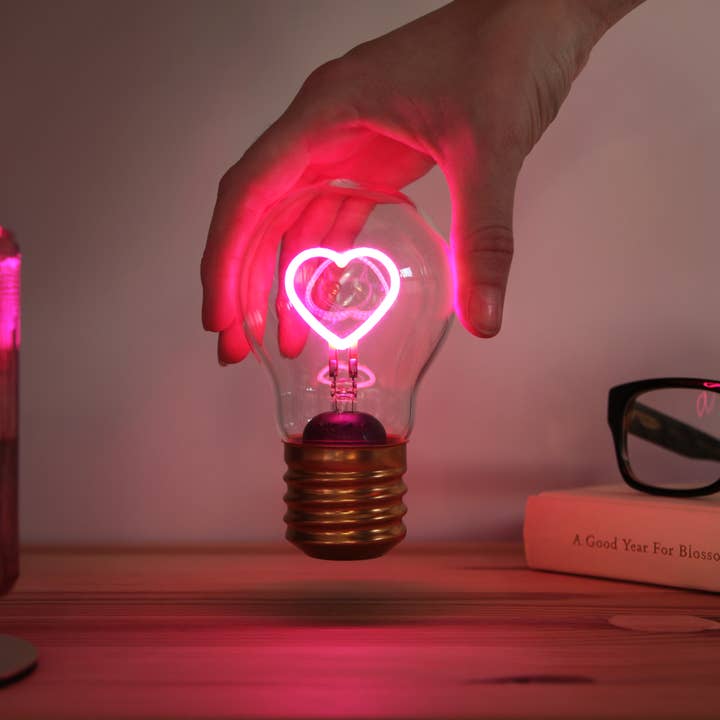 Magic Cordless Heart Lightbulb