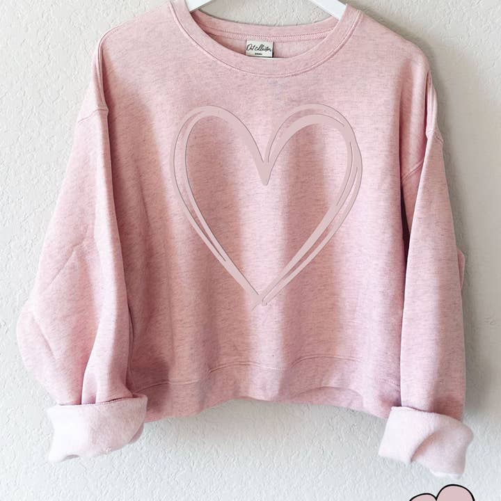 Heart Puff Sweatshirt