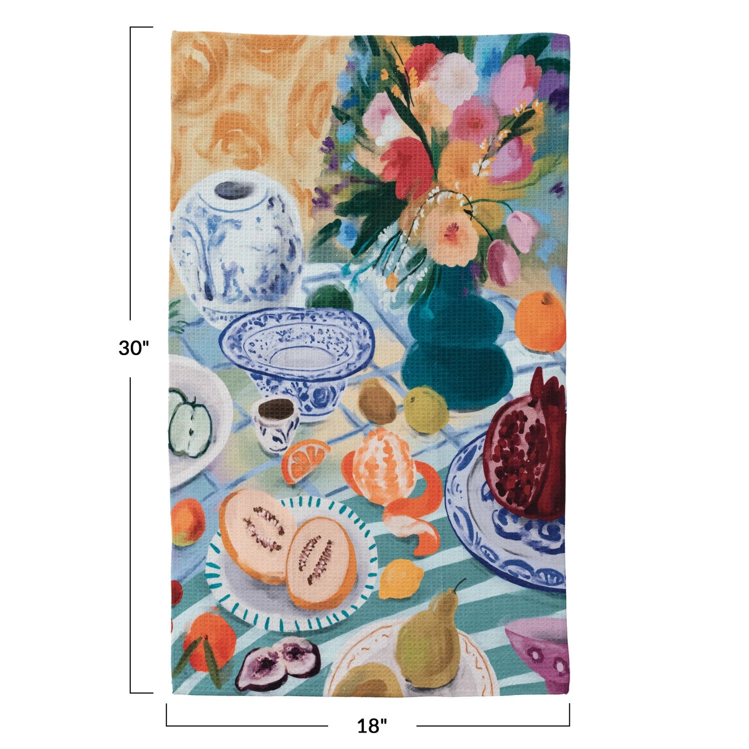 Microfibre Tea Towel w/ Still Life