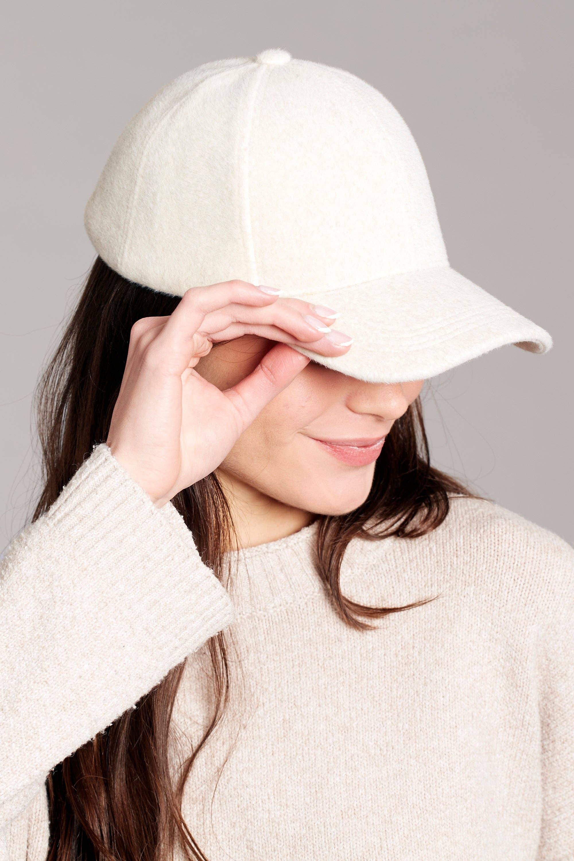 Heathered Ball Cap - Cream